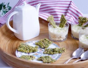 Tuiles de pistaches caramélisées