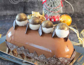 La bûche Kares'café d'Irlande