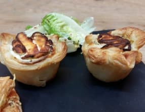 Croustillants au poireau et au chèvre