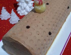 Bûche Choco Caramel et Mascarpone