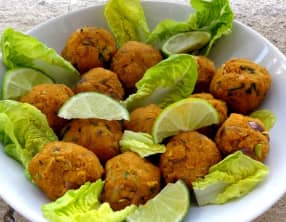 Boulettes de lentilles corail aux épices
