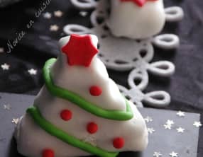 Moelleux chocolat en habit de Noël