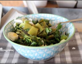 Salade de Haricots Plats à la coriandre