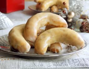Demi-lunes de Noel a la vanille