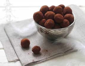 Les véritables truffes au chocolat de Noël
