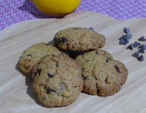 Cookies Citron Chocolat au Petit Épeautre