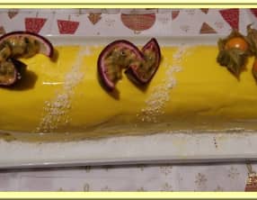 Bûche Passion- abricot-Coco