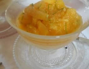 Velours de coco à l’ananas