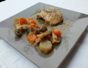 Rôti de porc fondant à la moutarde à l’ancienne