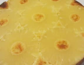 Gâteau ananas chocolat blanc