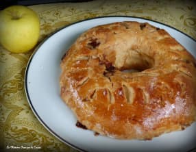 Couronne des rois pomme et petits caramels