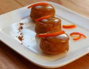 Croustillant d’avoine et crème de clémentines corses à la cannelle