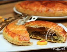 Galette des Rois à la crème de pistaches