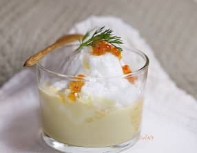 Oeufs à la neige au parmesan