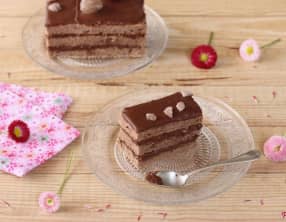 Entremets châtaigne et chocolat