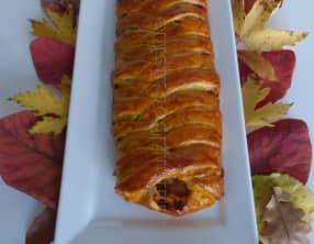 Feuilleté tressé aux fruits d'automne