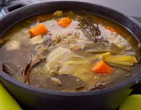 Bouillon de volaille parfumé