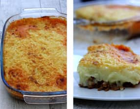 Parmentier au boeuf et chorizo