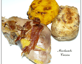 Pintades chaponnées farcies à la mode d’Arezzo