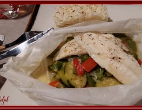 Papillotes de Poissons aux Poivrons et Courgette