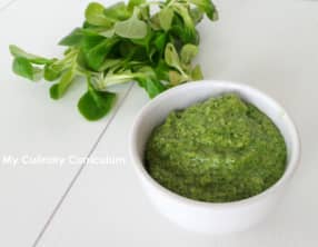 Pesto de mâche