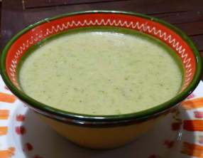 Soupe de courgettes à la fourme d'Ambert