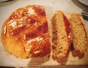 Pain de campagne très moelleux cuit en cocotte
