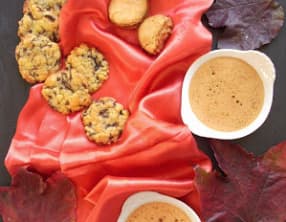 Cookies parmesan, chanterelles