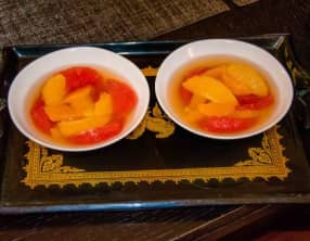 Salade d'agrumes au sirop précieux