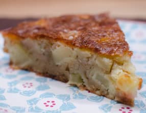 Gâteau madeleine aux pommes