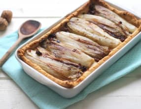 Endives au jambon façon tarte salée