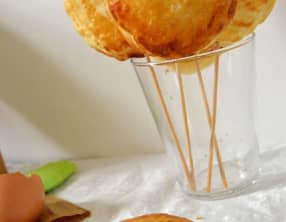 Sucettes de galette vanillée