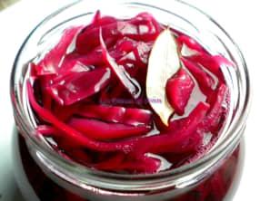 Chou rouge au vinaigre en bocal