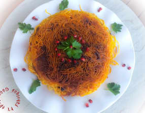 Spaghetti à la Perse et Tahdig