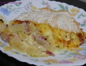 Chouxiflette , Choux Chinois façon Tartiflette.