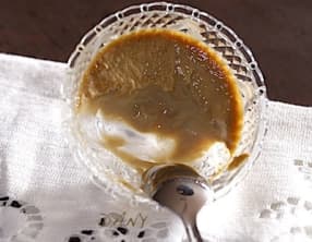 Petits pots de crème vanille au café