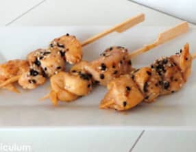 Brochettes de poulet yakitori faciles