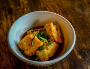 Tofu soyeux sauce ponzu