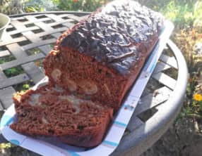 Gâteau chocolat, banane