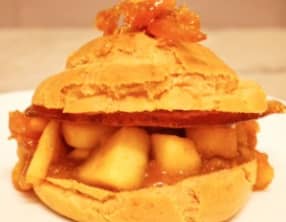 Choux façon tarte tatin