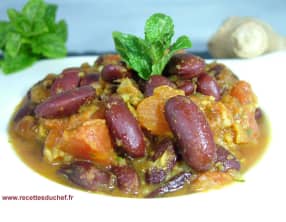 Curry de haricots rouges