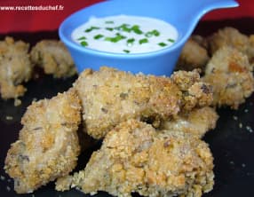 Poulet pané aux épices cajun