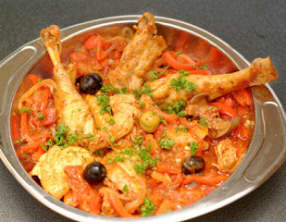 Poulet Basquaise