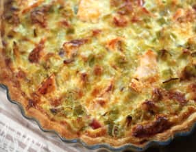 Tarte Saumon Poireaux Coppa