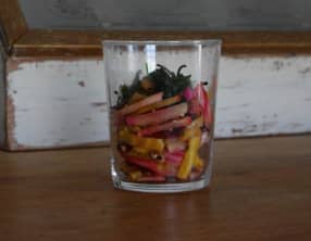 salade de betteraves colorées au sésame