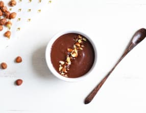 Crème banane-choco-coco pralinés