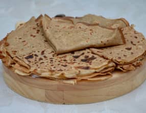 Crêpes à la farine de châtaigne
