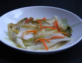 Wok d’endives à l’orange