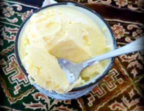 Glace au gingembre confit