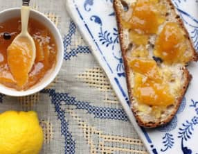 Marmelade de citron et bergamote au gin